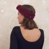 Bandeau Carmen Fait Main Bordeaux - Woolly Mallow