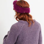 Bandeau Carmen Fait Main Fushia - Woolly Mallow