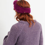 Bandeau Carmen Fait Main Fushia - Woolly Mallow