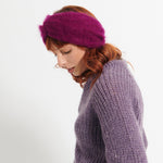 Bandeau Hedy Fait Main Fushia - Woolly Mallow