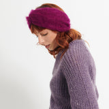 Bandeau Hedy Fait Main Fushia - Woolly Mallow