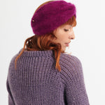 Bandeau Hedy Fait Main Fushia - Woolly Mallow