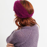 Bandeau Hedy Fait Main Fushia - Woolly Mallow