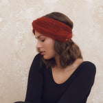 Bandeau Hedy Fait Main Rouille - Woolly Mallow