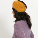 Bandeau Hedy Fait Main Safran - Woolly Mallow