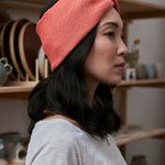 Bandeau Joni Fait main Corail - Woolly Mallow