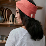 Bandeau Joni Fait main Corail - Woolly Mallow