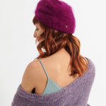 Bonnet Baba Fait Main Fushia - Woolly Mallow