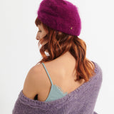 Bonnet Baba Fait Main Fushia - Woolly Mallow
