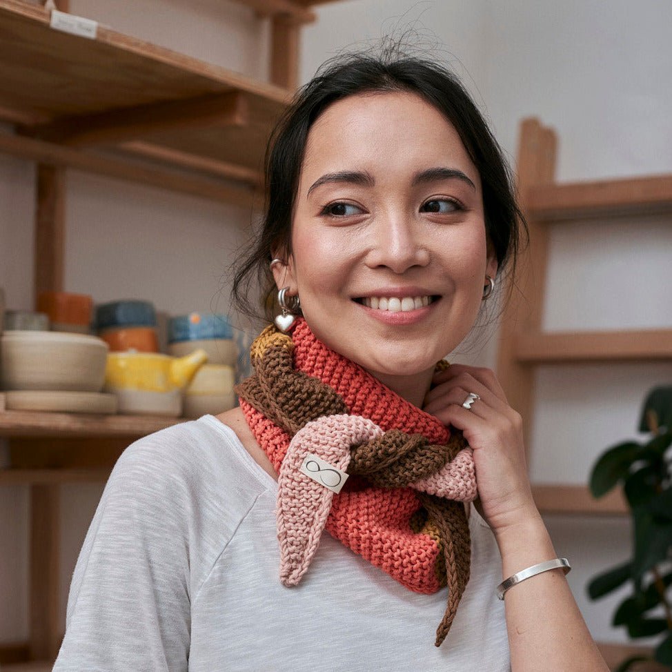 ÉCHARPE DE POCHE, tutoriel vidéo, tricot main - France ÉCHARPE DE POCHE, tutoriel vidéo, tricot main - France