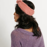 Bandeau Carmen Fait Main rose - Woolly Mallow